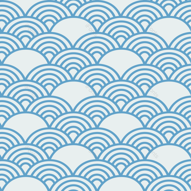 底纹图片,曲线元素,蓝色PNG,复古风免抠素材